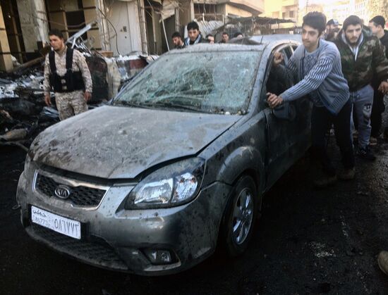 Aftermath of double terror attack in Sayyidah Zaynab, Damascus