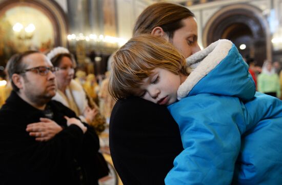 Patriarch Kirill conducts liturgy on his enthronement day