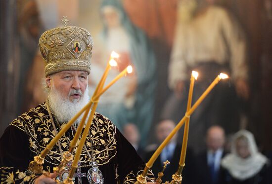 Patriarch Kirill conducts liturgy on his enthronement day