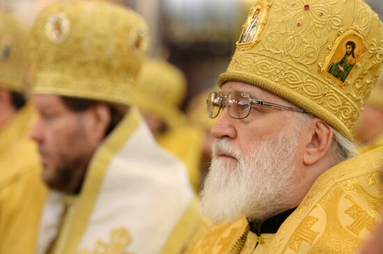Patriarch Kirill conducts liturgy on his enthronement day