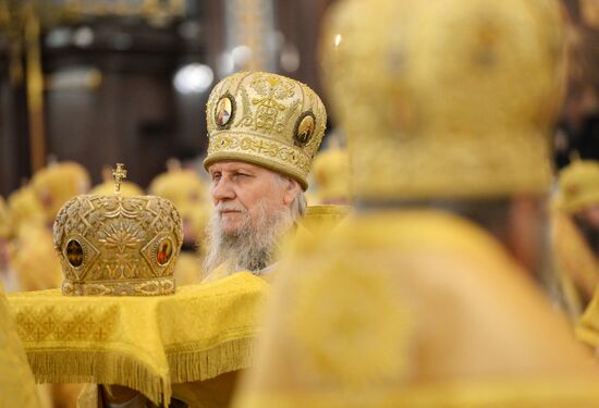 Patriarch Kirill conducts liturgy on his enthronement day