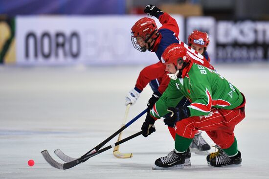 World Ball Hockey Championship. Belarus vs. Norway
