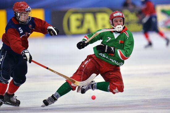 World Ball Hockey Championship. Belarus vs. Norway