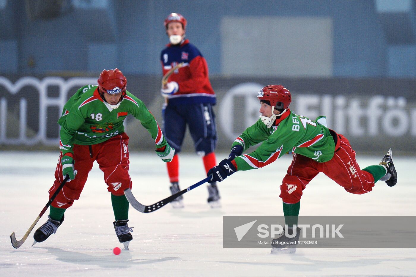 World Ball Hockey Championship. Belarus vs. Norway