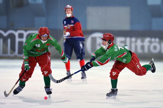 World Ball Hockey Championship. Belarus vs. Norway