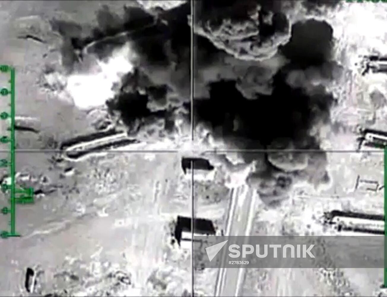 Russian warplanes destroy ISIS infrastructure in Syria
