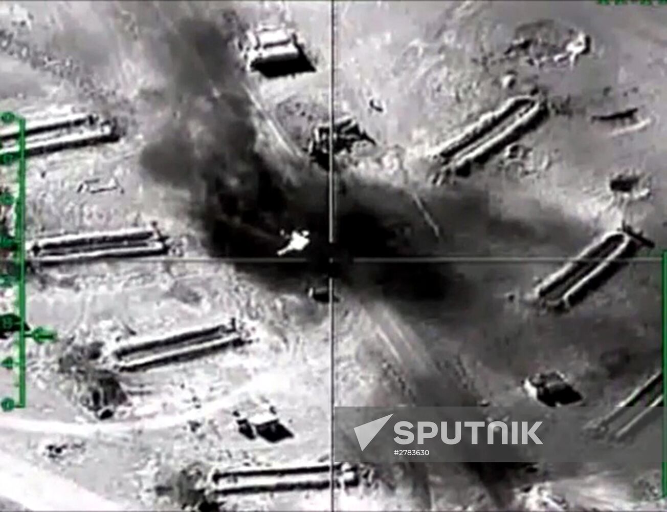 Russian warplanes destroy ISIS infrastructure in Syria