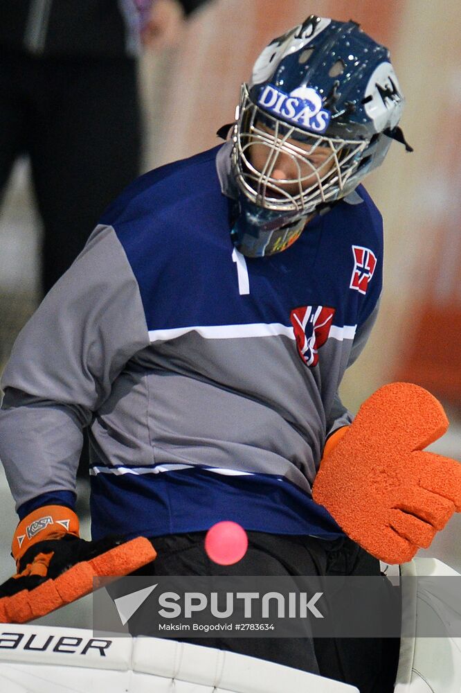 World Ball Hockey Championship. Belarus vs. Norway
