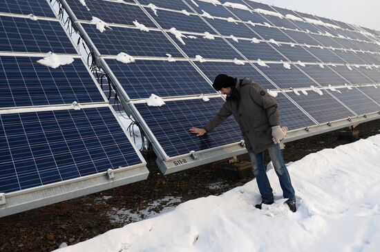 Solar farm opens in Khakassia