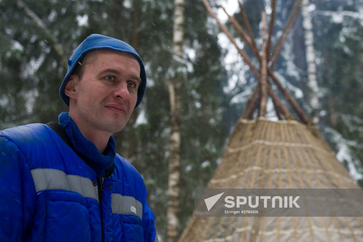 Expedition 54/55 crew conduct winter forest survival training
