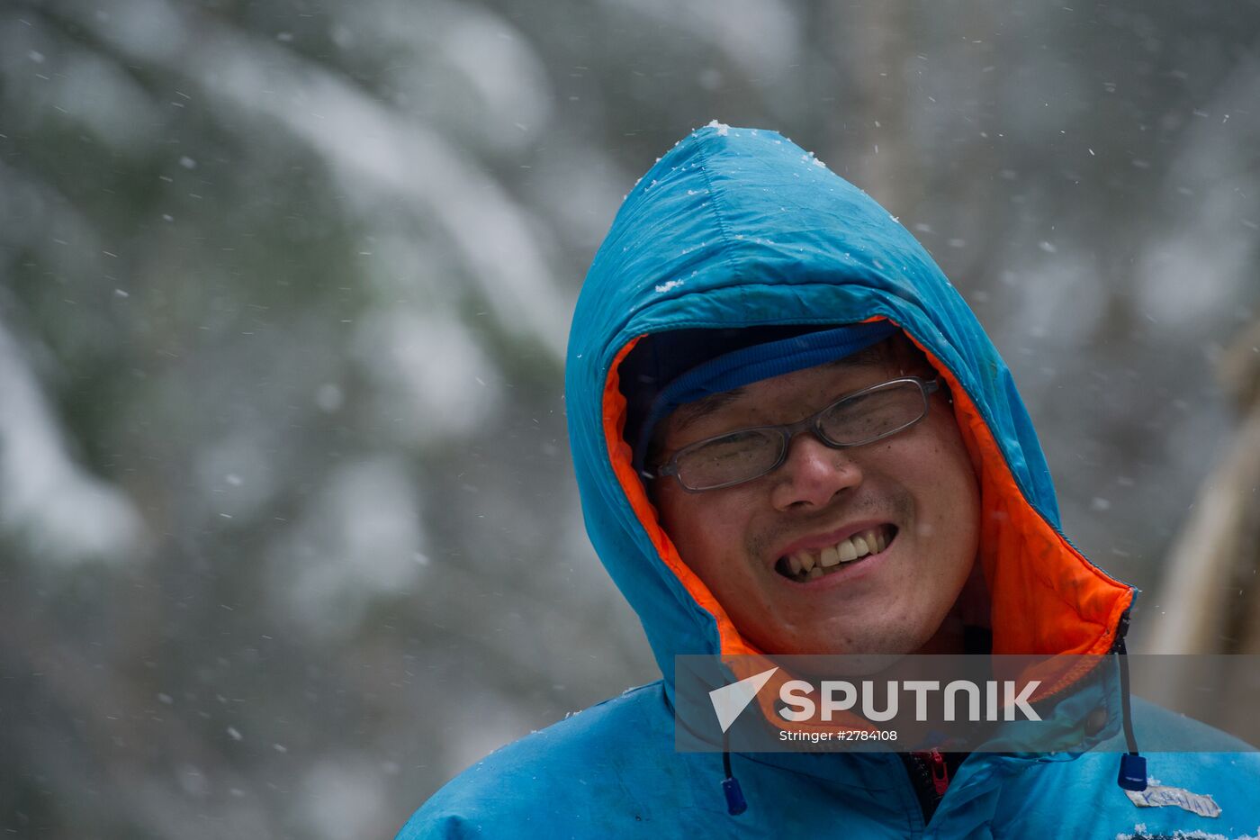 Expedition 54/55 crew conduct winter forest survival training