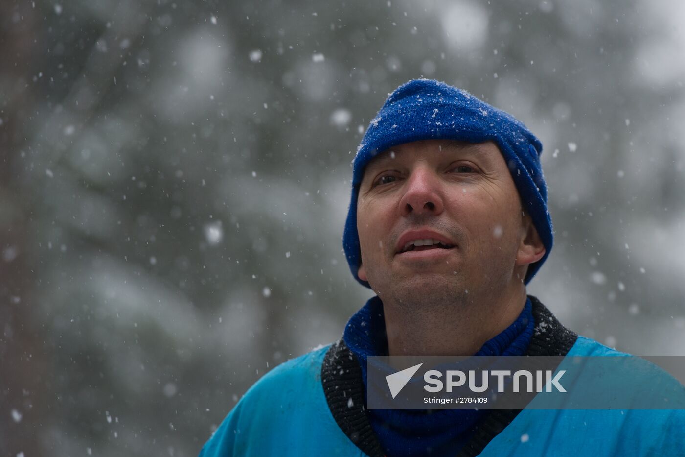 Expedition 54/55 crew conduct winter forest survival training