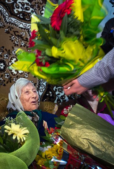 Crimea's Simpheropol district's oldest resident celebrates 106th birthday