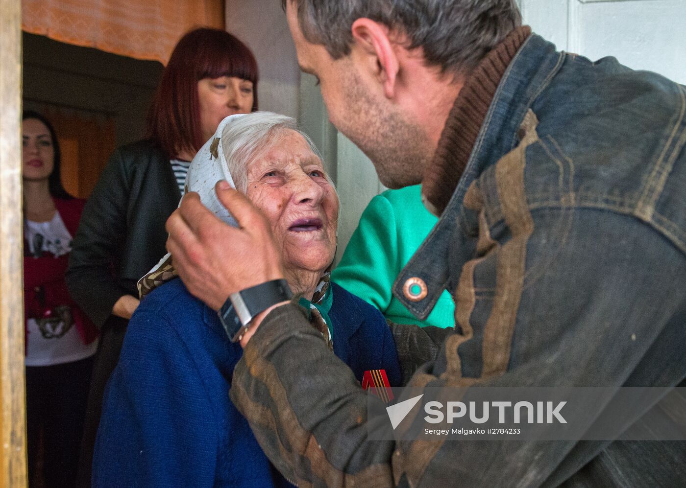 Agafya Dyachkova from Simferopol District on her 106th birthday