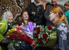 Agafya Dyachkova from Simferopol District on her 106th birthday