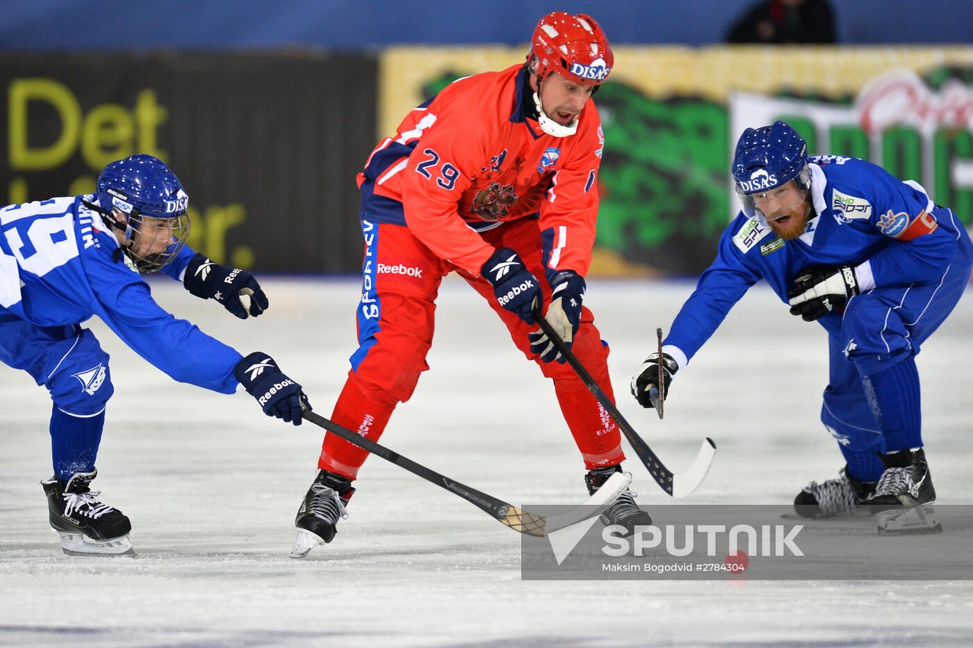 Bandy World Championship. Russia vs Finland