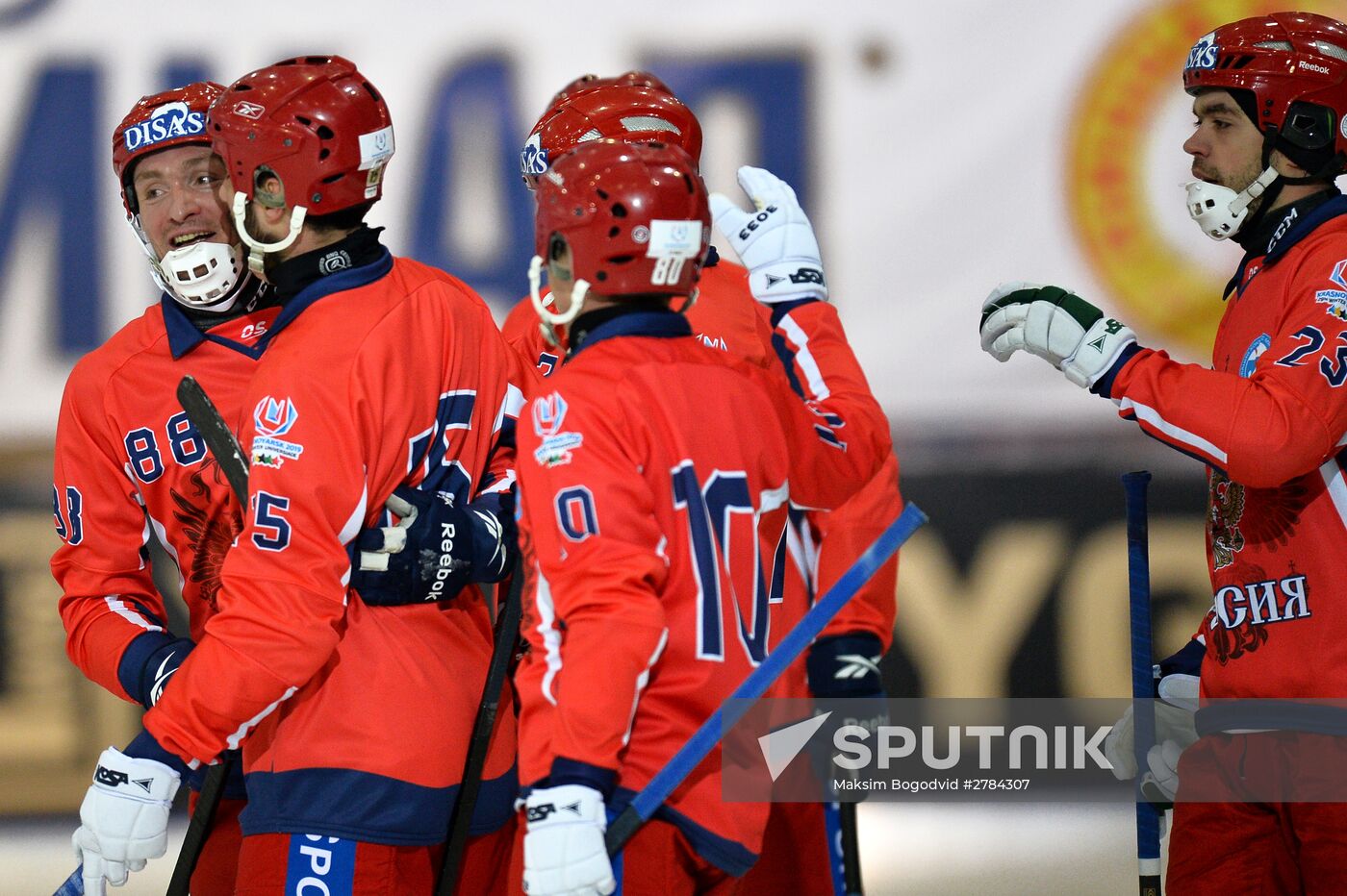 Bandy World Championship. Russia vs Finland