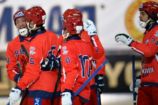 Bandy World Championship. Russia vs Finland