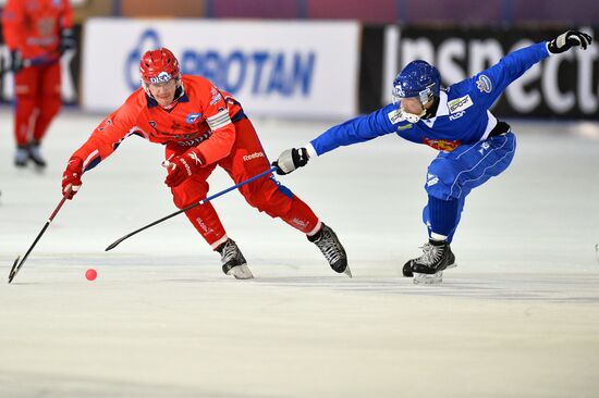 Bandy World Championship. Russia vs Finland
