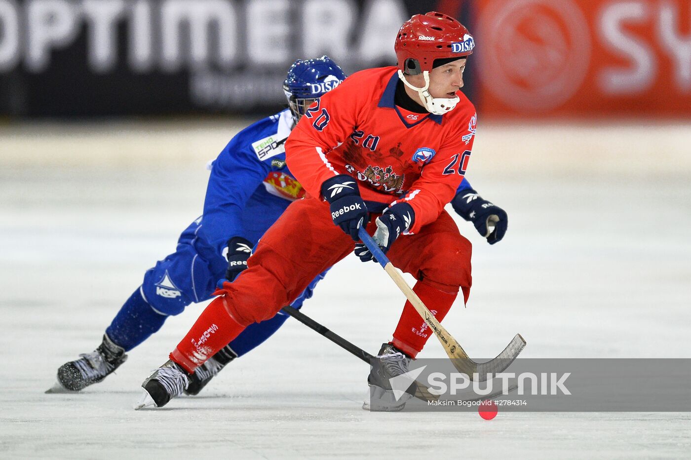 Bandy World Championship. Russia vs Finland
