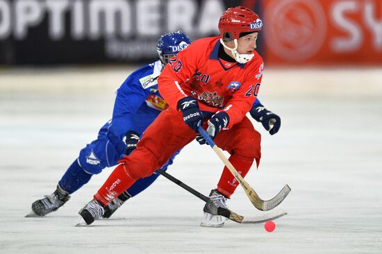 Bandy World Championship. Russia vs Finland