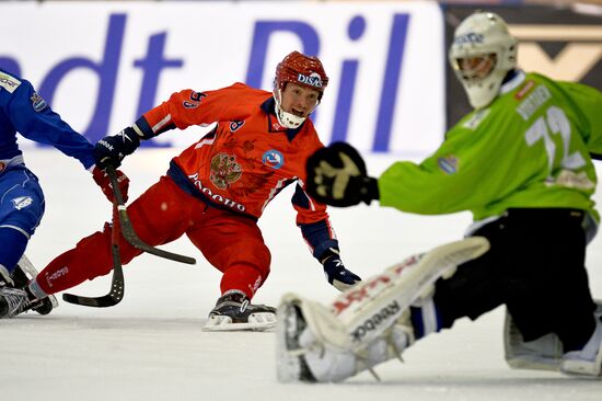 Bandy World Championship. Russia vs Finland