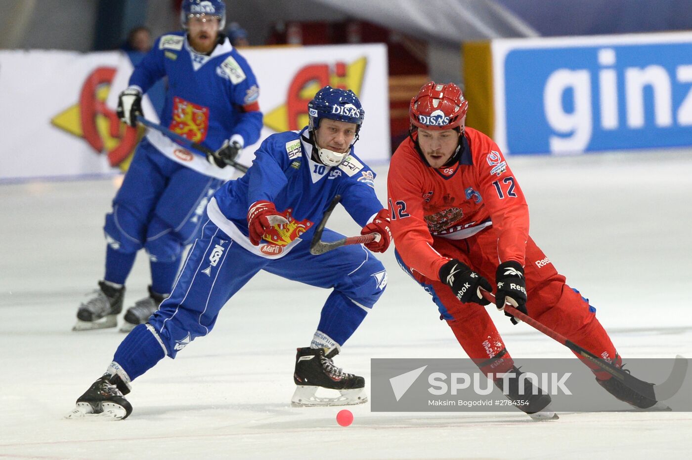 Bandy World Championship. Russia vs Finland