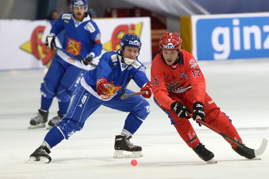 Bandy World Championship. Russia vs Finland