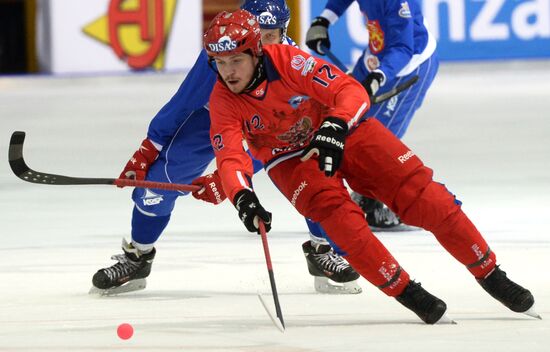 Bandy World Championship. Russia vs Finland