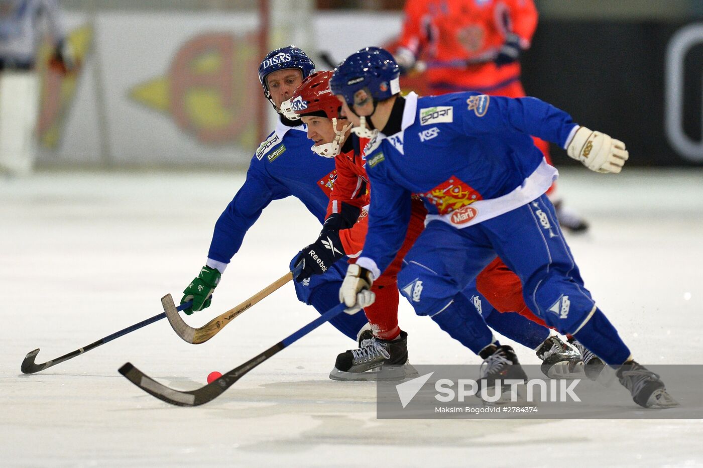 Bandy World Championship. Russia vs Finland
