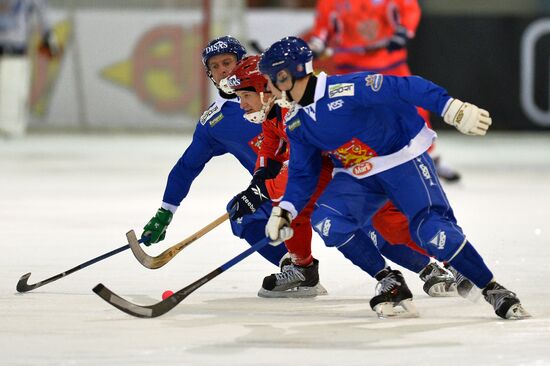 Bandy World Championship. Russia vs Finland