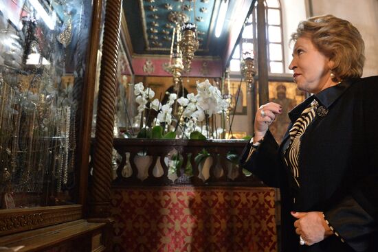 Federation Council Chairperson Valentina Matviyenko visits Israel