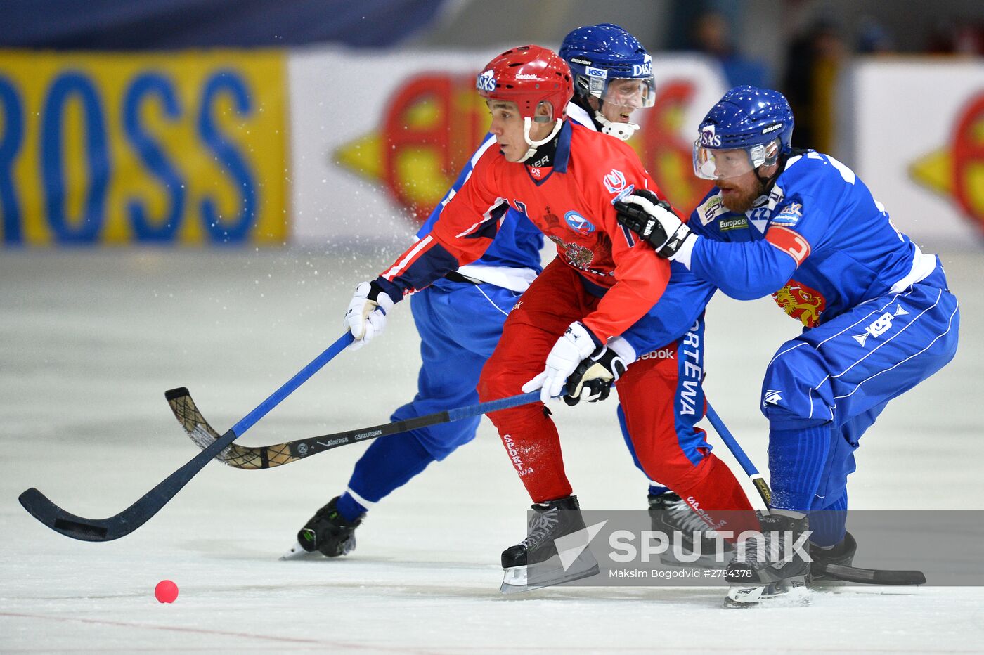 Bandy World Championship. Russia vs Finland