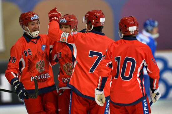 Bandy World Championship. Russia vs Finland