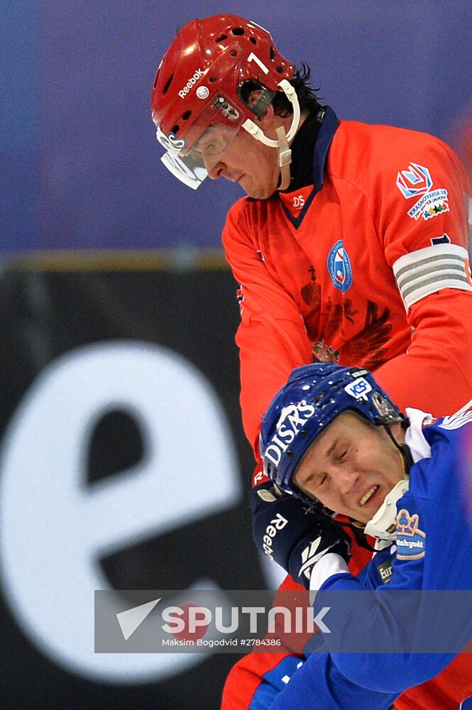 Bandy World Championship. Russia vs Finland
