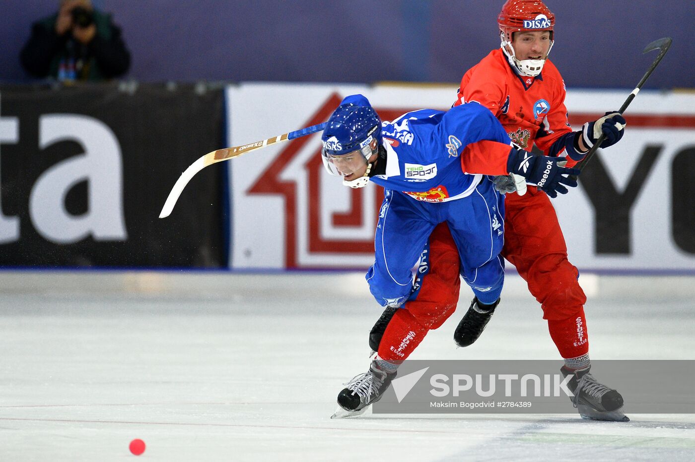 Bandy World Championship. Russia vs Finland