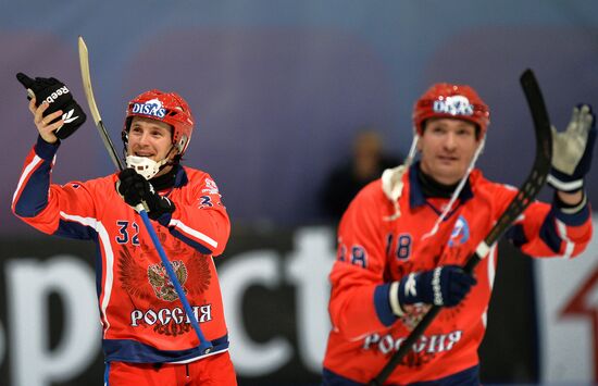 Bandy World Championship. Russia vs Finland