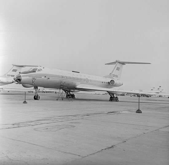 Tupolev-134 plane