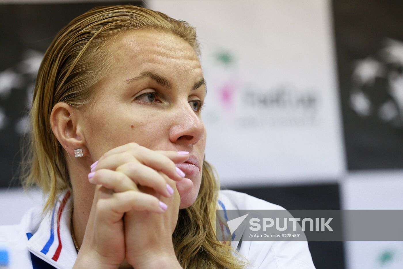 Tennis. Federation Cup. Russia vs. Netherlands. News conference