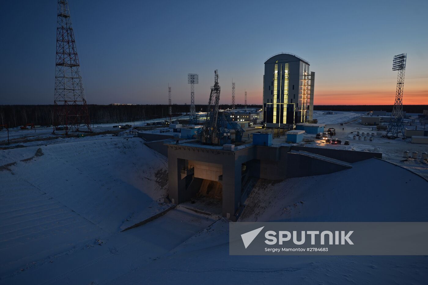 Vostochny space center in Amur Region