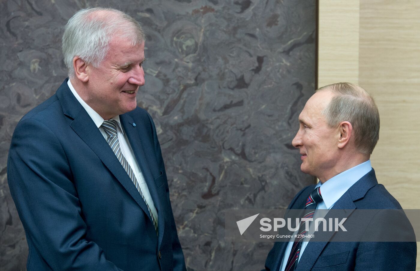 Russian President Vladimir Putin's meeting with Minister-President of Bavaria Horst Seehofer