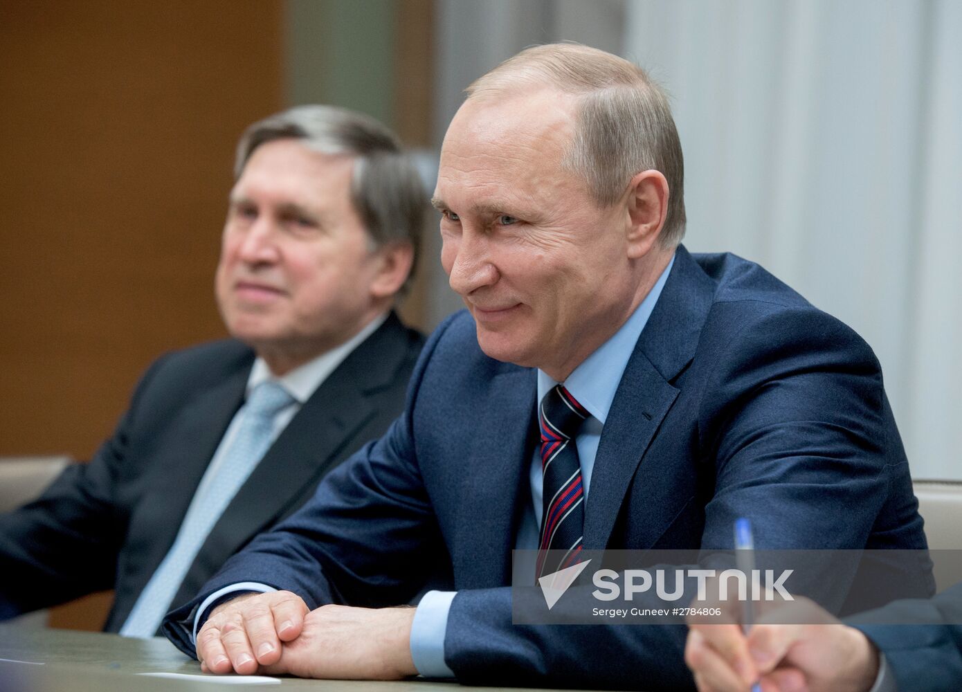 Russian President Vladimir Putin's meeting with Minister-President of Bavaria Horst Seehofer