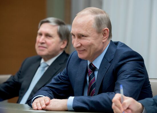 Russian President Vladimir Putin's meeting with Minister-President of Bavaria Horst Seehofer