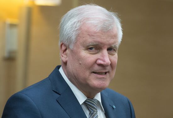 Russian President Vladimir Putin meets with Minister-President of Bavaria Horst Seehofer