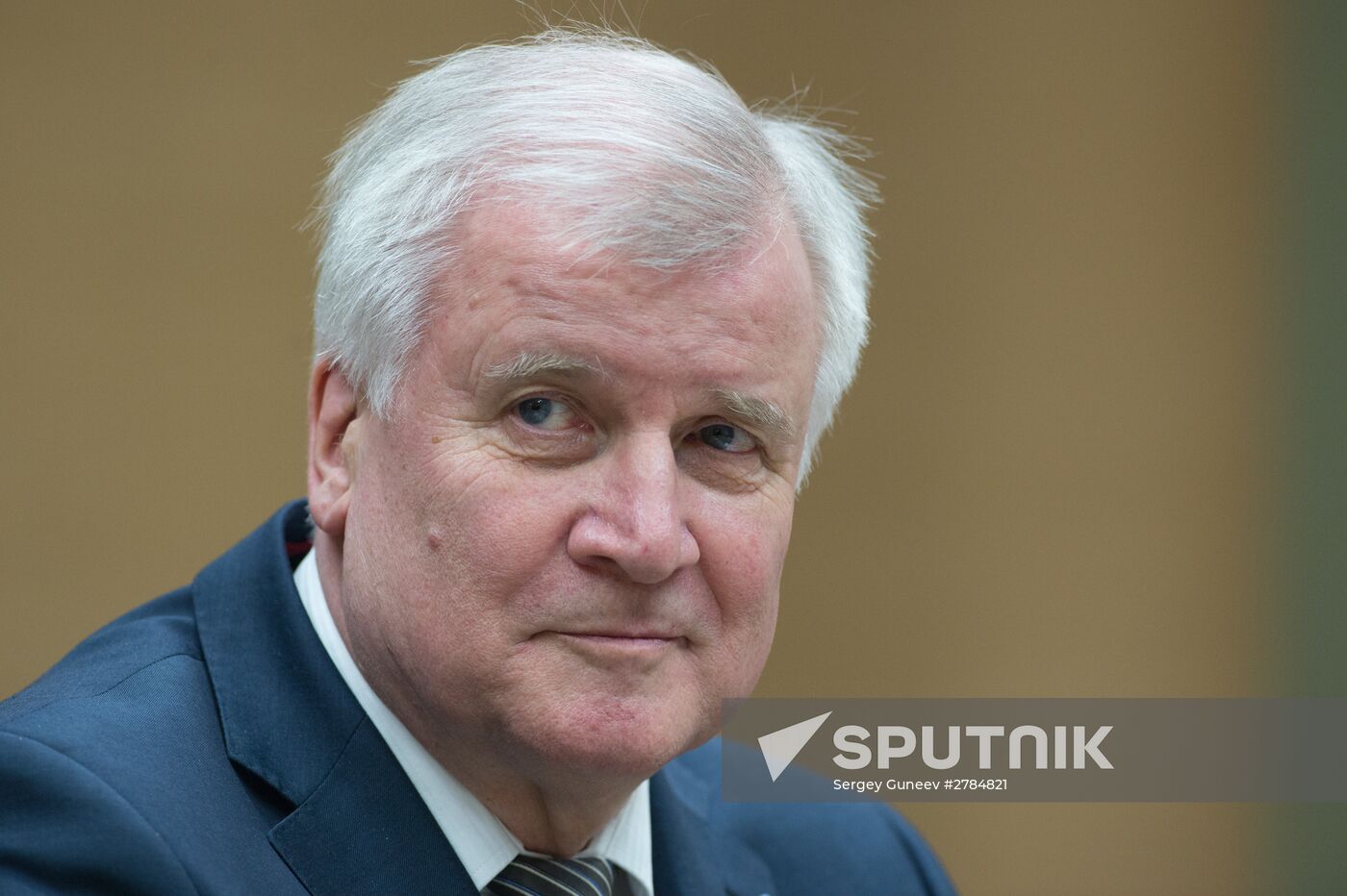 Russian President Vladimir Putin meets with Minister-President of Bavaria Horst Seehofer
