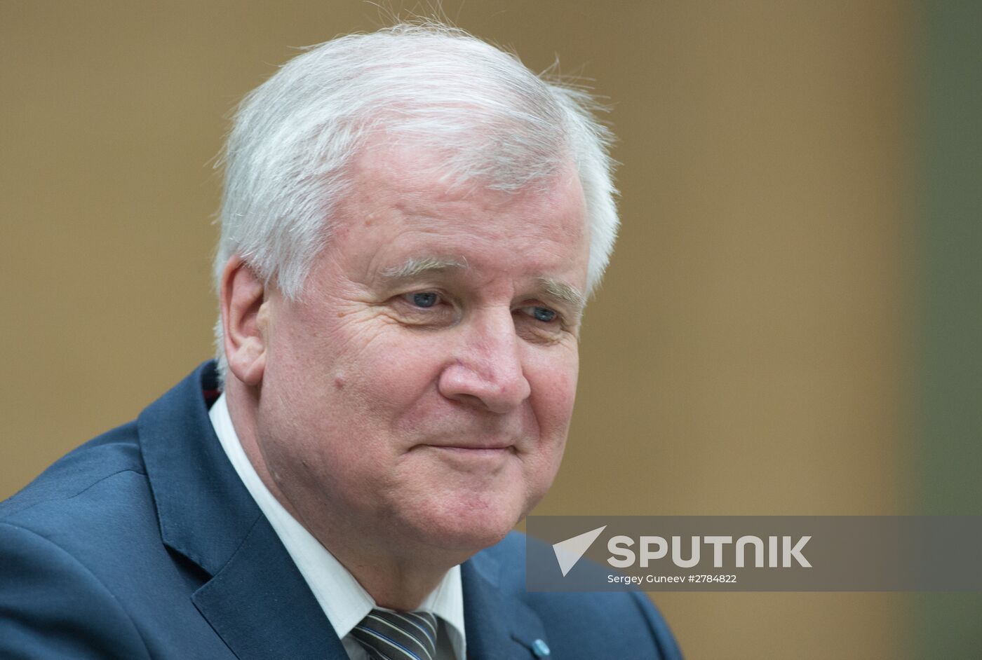 Russian President Vladimir Putin meets with Minister-President of Bavaria Horst Seehofer