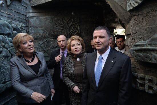 Russian Federation Council's delegation led by Speaker Valentina Matiyenko visits Israel