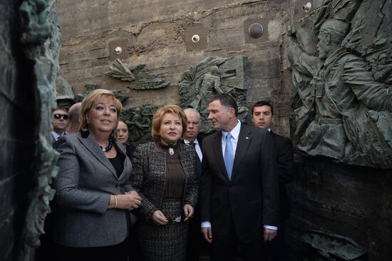 Russian Federation Council's delegation led by Speaker Valentina Matiyenko visits Israel