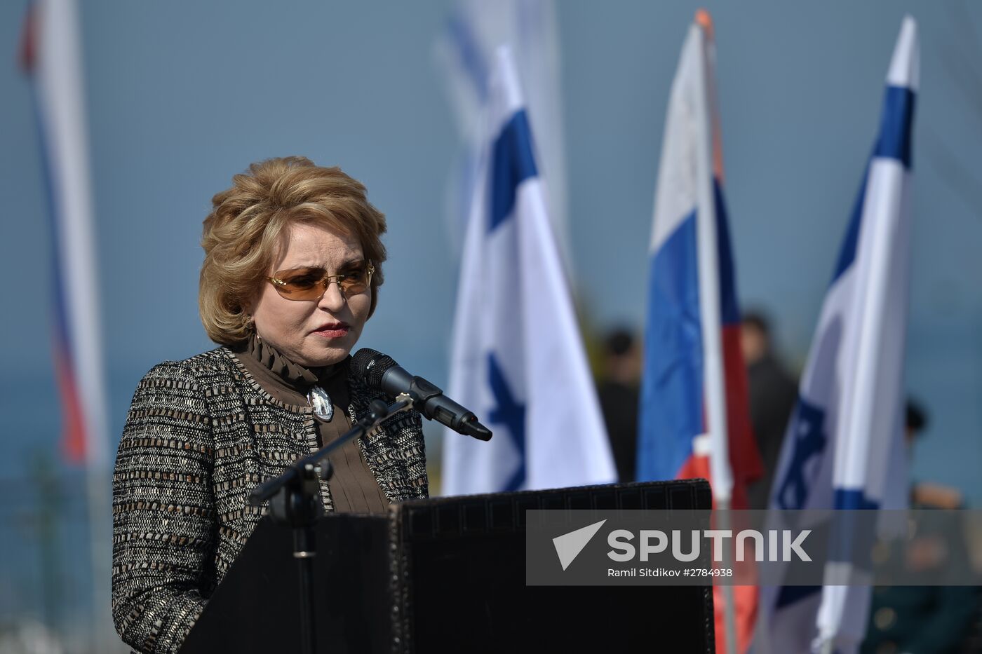 Russian Federation Council's delegation led by Speaker Valentina Matiyenko visits Israel