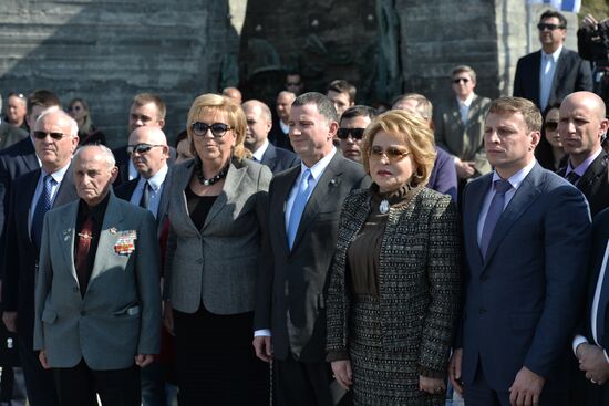 Russian Federation Council's delegation led by Speaker Valentina Matiyenko visits Israel